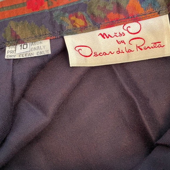 Vintage Miss O by Oscar de la Renta Midi Jacket & Skirt Set Size 6 - Picture 10 of 13